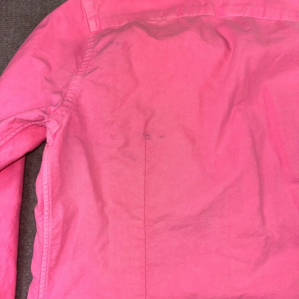 Ralph Lauren Sport Womens Neon Pink Cotton Oxford Button Down Shirt Size 6